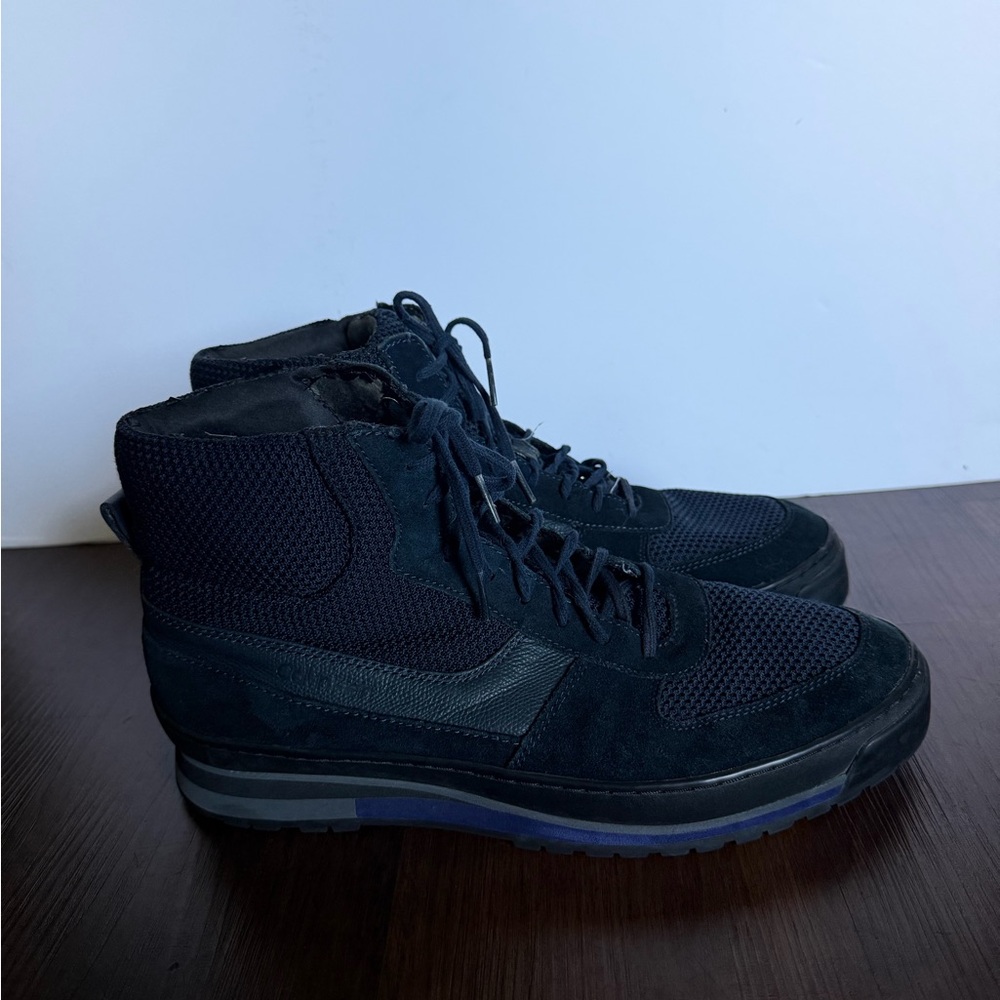 Calvin Klein Men's Blue High-Top Sneakers Size 10.5